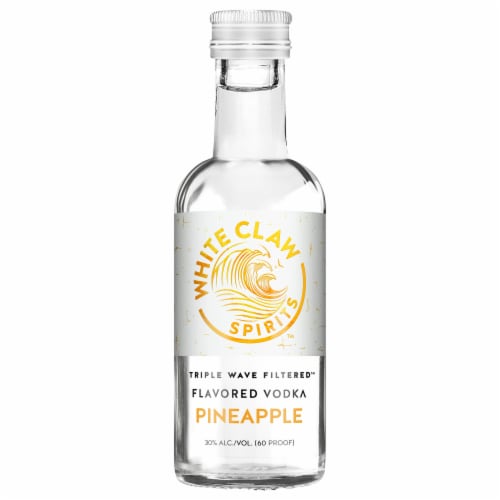 White Claw Pineapple Flavored Vodka Perspective: front