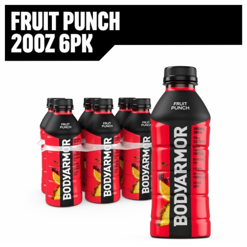 BODYARMOR Fruit Punch Sports Drink Multipack Bottles Perspective: front