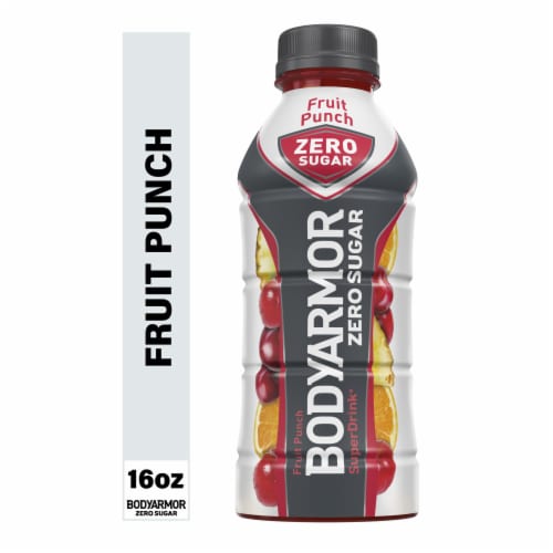 BODYARMOR® Fruit Punch Zero Sugar Sports Drink Bottle Perspective: front