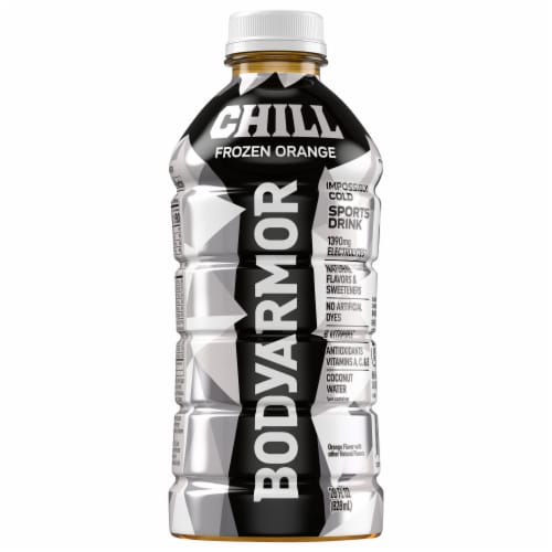 BODYARMOR Frozen Orange Electrolyte Sports Drink Perspective: front