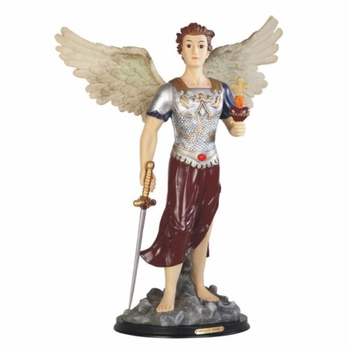 FC Design 24 H Archangel Jehudiel Saint Jegudiel The Angel of Work Holy Figurine Home Decor Perspective: front