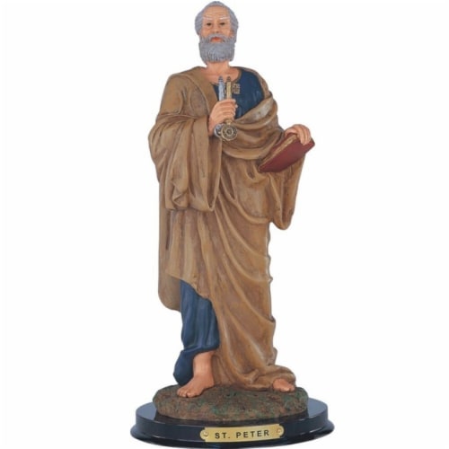 FC Design 12 H Saint Peter Statue Simon Peter Holy Figurine Religious Home Decor Perspective: front