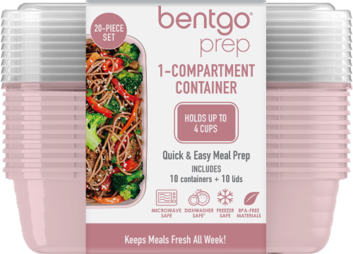Bentgo® Prep 1-Compartment Food Storage Containers - Pink Perspective: front