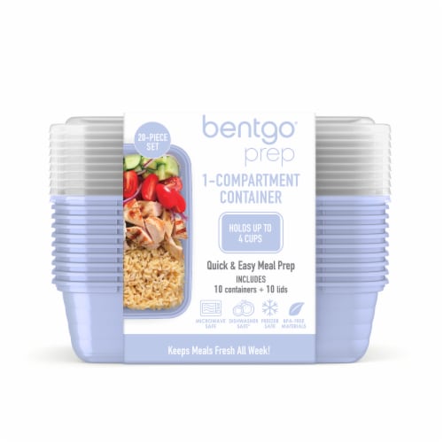 Bentgo 3-Compartment Containers | Meal Prep Containers Lilac