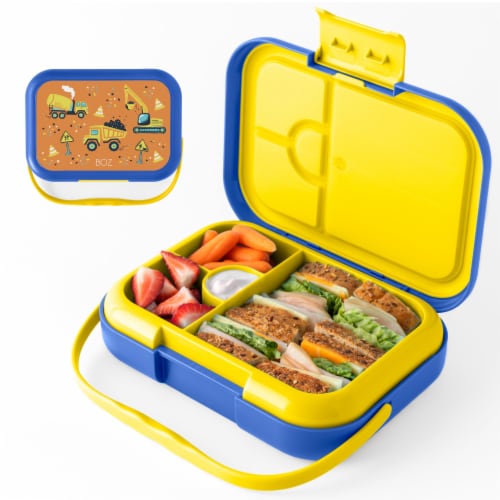 BOZ Kids Bento Box for Kids Leak Proof 4 Compartments Bento Lunch Box Construction 8.6 x 6.5 inches Fred Meyer
