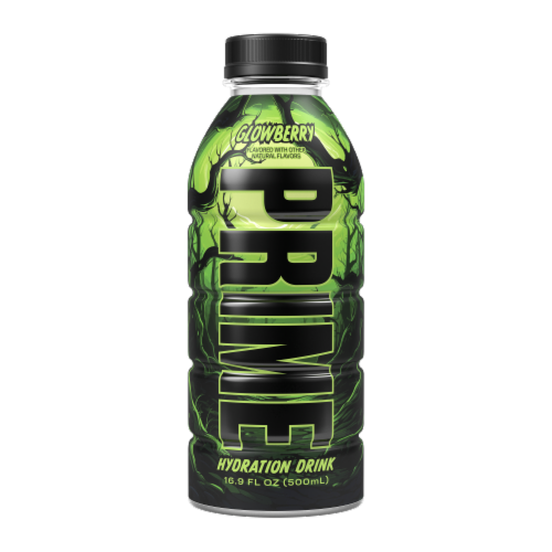 Prime Glowberry Sports Drink Bottle Perspective: front