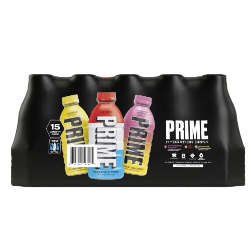 Prime Hydration Drink Variety Pack Perspective: front