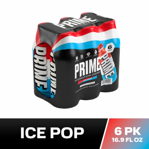 Prime Hydration Ice Pop Drinks Perspective: front