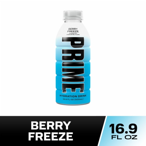 Prime Hydration Berry Freeze Sports Drink Bottle Perspective: front