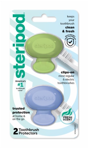 Steripod® Toothbrush Protector Perspective: front