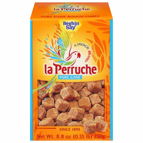 La Perruche Pure Cane Sugar Rough Cut Cubes Perspective: front