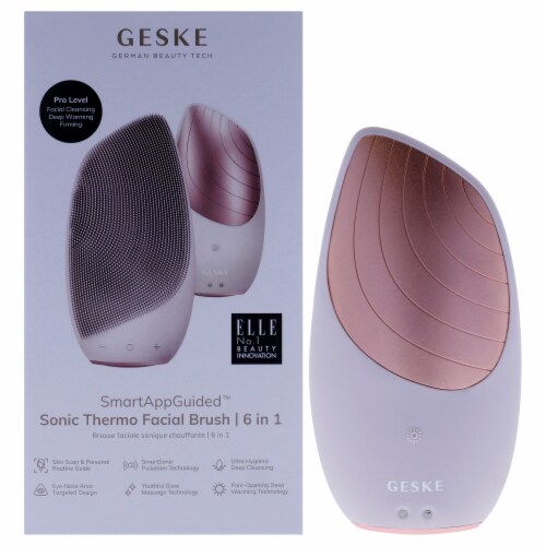 Geske Sonic Thermo Facial Brush 6 in 1 - Starlight For Women 1 Pc Brush Perspective: front