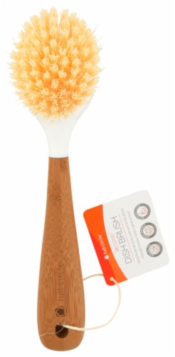 Full Circle® Be Good™ Bamboo/Plastic Dish Brush Perspective: front