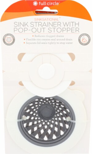full circle sink strainer