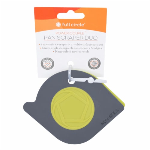 Full Circle® Power Couple™ Pan Scraper Duo - Gray, 1 ct - Fry's