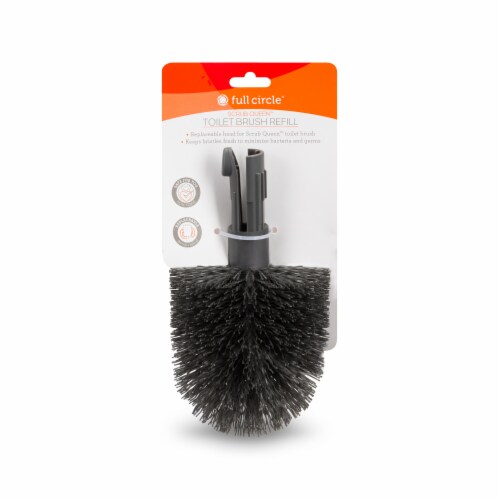 Full Circle Scrub Queen Toilet Brush Refill Perspective: front
