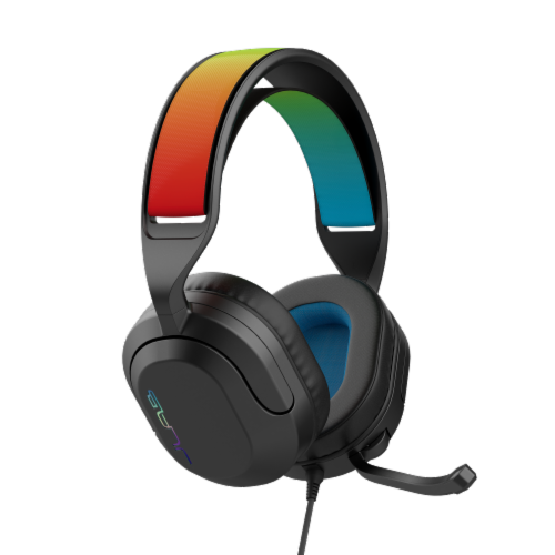 JLab Audio Nightfall Wired Gaming Headset - Black Perspective: front