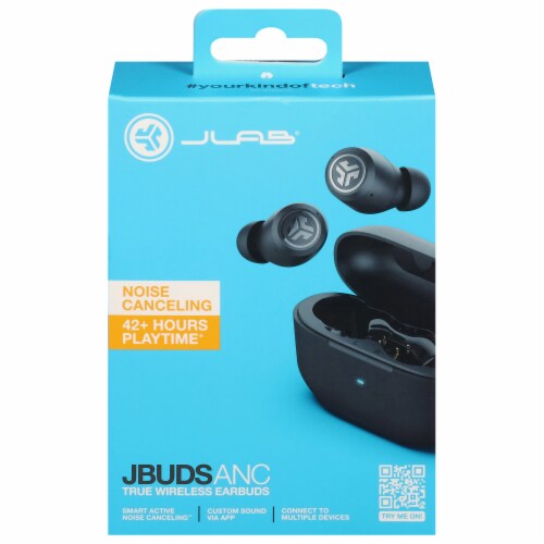 JLab® JBuds True Wireless Earbuds - Black Perspective: front