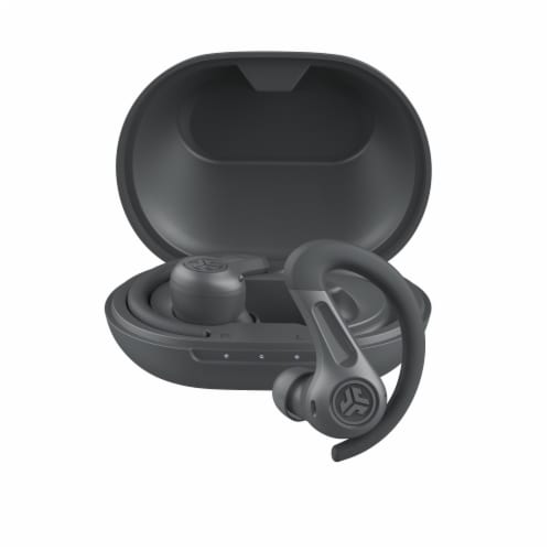JBuds Sport ANC 4 Earbuds - Graphite Perspective: front