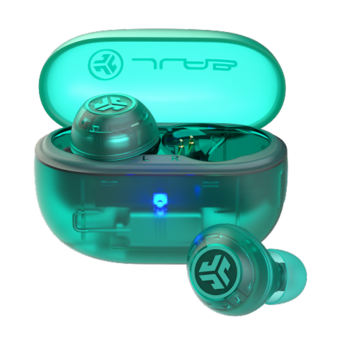JLab Audio Go Pop ANC True Wireless Earbuds - Teal Perspective: front