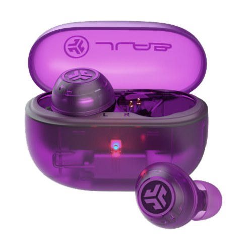 JLab® Audio Go Pop ANC True Wireless Earbuds - Purple Perspective: front