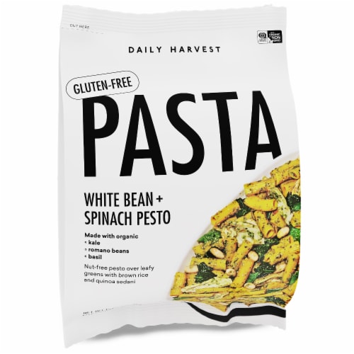 Daily Harvest White Bean + Spinach Pesto Pasta Perspective: front