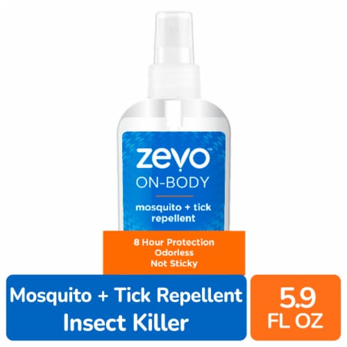 Zevo™ On-Body Insect Repellent Spray Pump Perspective: front