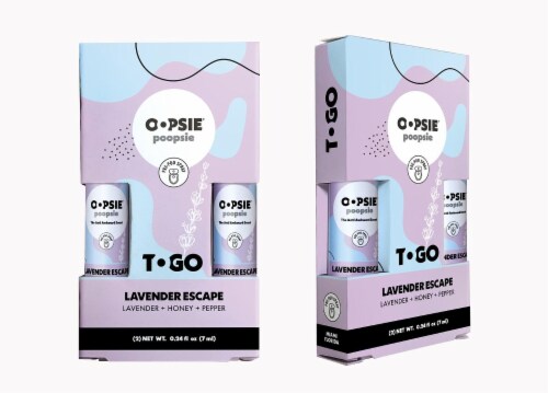 Oopsie Poopsie To-Go 2 Pack Lavender Escape Perspective: front