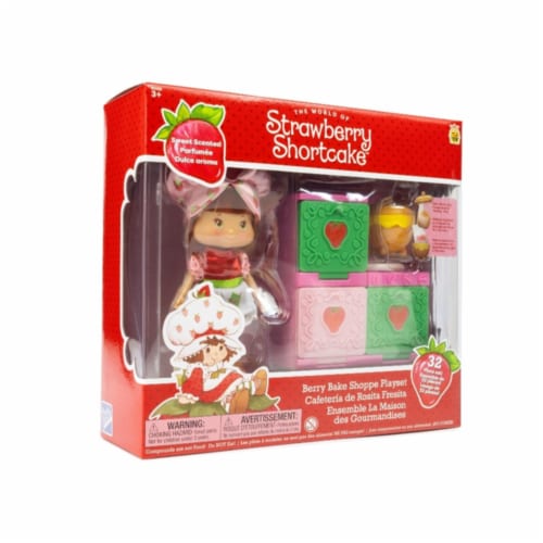 The Loyal Subjects Strawberry Shortcake™ Berry Bake Shoppe Playset Perspective: front