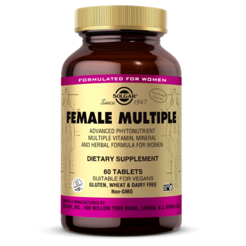 Solgar® Women's Multivitamin Capsules Perspective: front