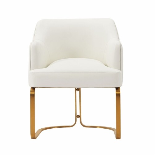 Manhattan Comfort Modern Edra Leatherette Dining Armchair in Black Manhattan Comfort Modern Edra Leatherette Dining Armchair in Black