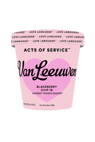 Van Leeuwen Ice Cream Acts of Service™- Blackberry Chip In Perspective: front