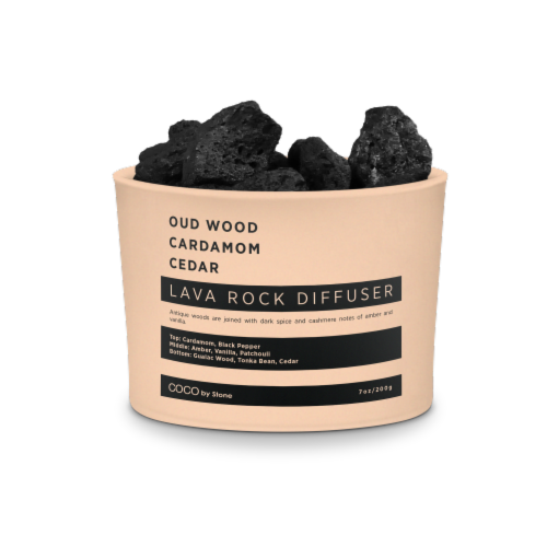 Lava Rock Diffuser Baies Red Currant Kyoto Quince Perspective: front