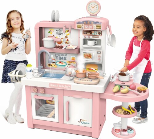 Elevon Pretend Play Kitchen Toy Set for Kids Interactive Playset with Lights and Sounds 1 Set King Soopers