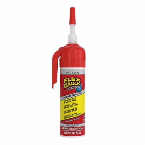 Flex Caulk Clear Pressurized Can Perspective: front