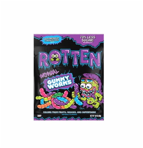 Rotten® Original Gummy Worms Perspective: front