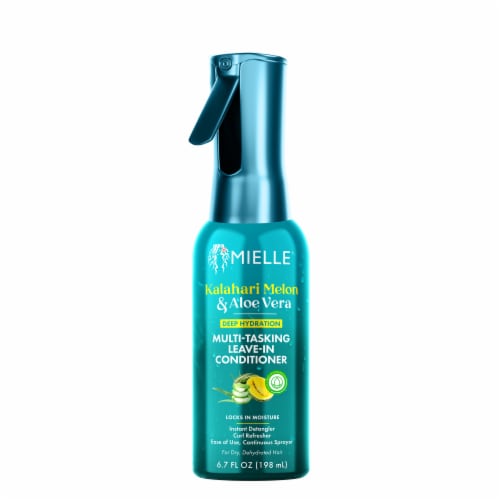 Mielle® Kalahari Melon & Aloe Vera Deep Hydration Multi-Tasking Leave-In Conditioner Perspective: front