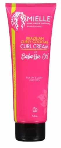 Mielle® Brazillian Curly Coctail with Babassu Oil Curl Cream Perspective: front