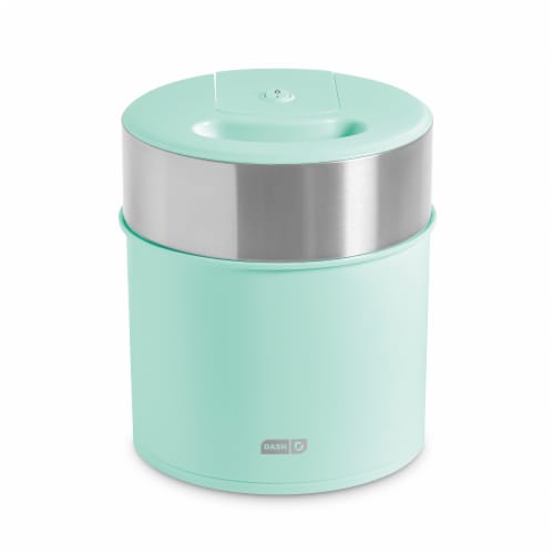 Dash Deluxe Gelato & Ice Cream Maker - Aqua Perspective: front