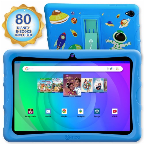 Contixo K103B 10 Android Kids Tablet 64GB, 80Disney Storybooks