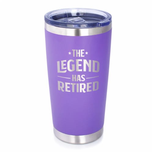 Legend Has Retired - Insulated Coffee Tumbler - Funny Retirement Gifts ...