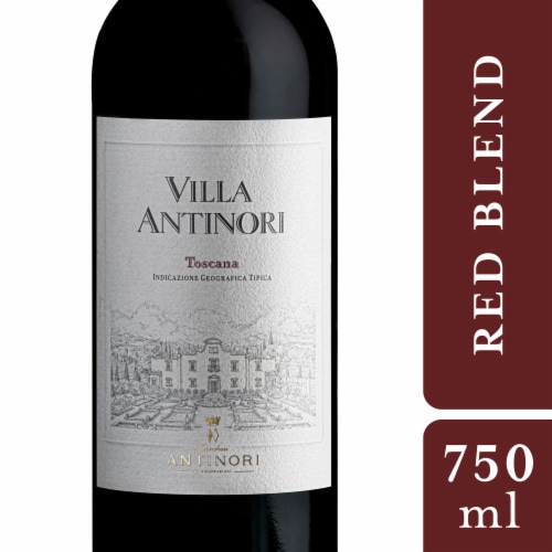 Villa Antinori Toscana Italy Red Blend Wine Perspective: front