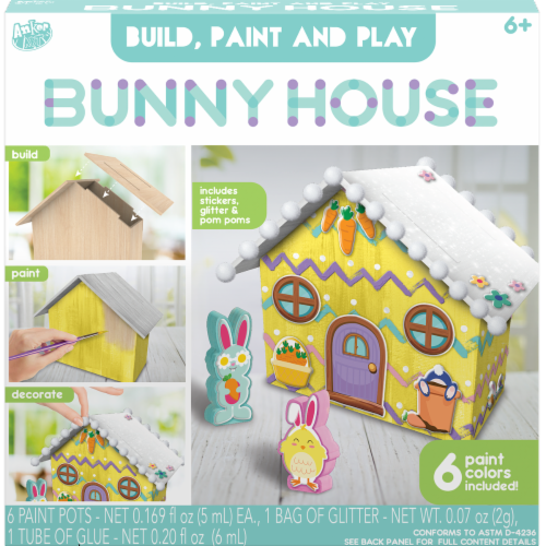 Anker Art™ Eastery Bunny House Perspective: front
