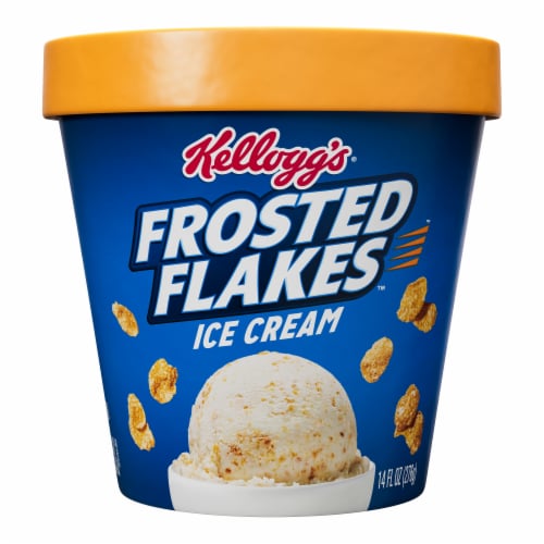 Kellogg's® Frosted Flakes™ Ice Cream Pint Perspective: front
