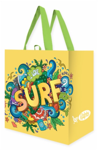Earthwise Surf Power Reusable Bag Perspective: front