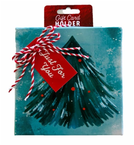 Surface Packaging Wispy Tree Just For You Gift Card Holder Box Perspective: front