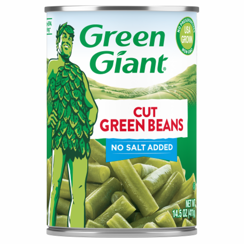 Green Giant® No Salt Cut Green Beans Perspective: front