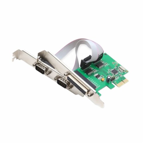 Iocrest 2 Port Db9 Serial And 1 Port Db25 Parallel Pci E 1 0 X1 Card 1 Unit Kroger