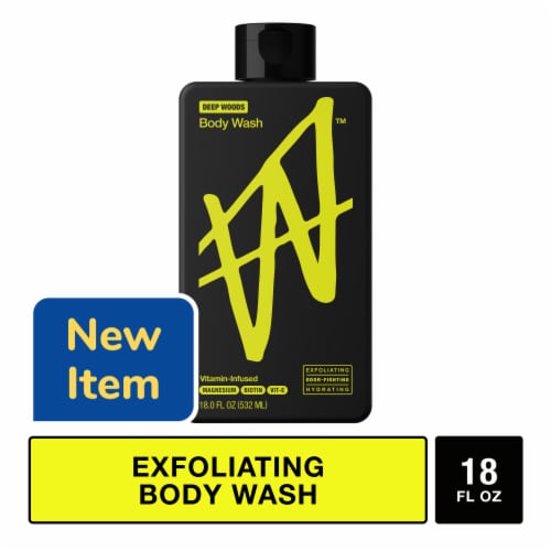 W by Jake Paul Exfoliating Body Wash Deep Woods Perspective: front