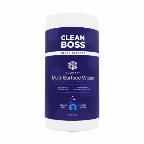 Clean Boss Multi-Surface Foaming Wipes Perspective: front